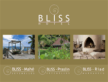 Tablet Screenshot of bliss-hotel.net